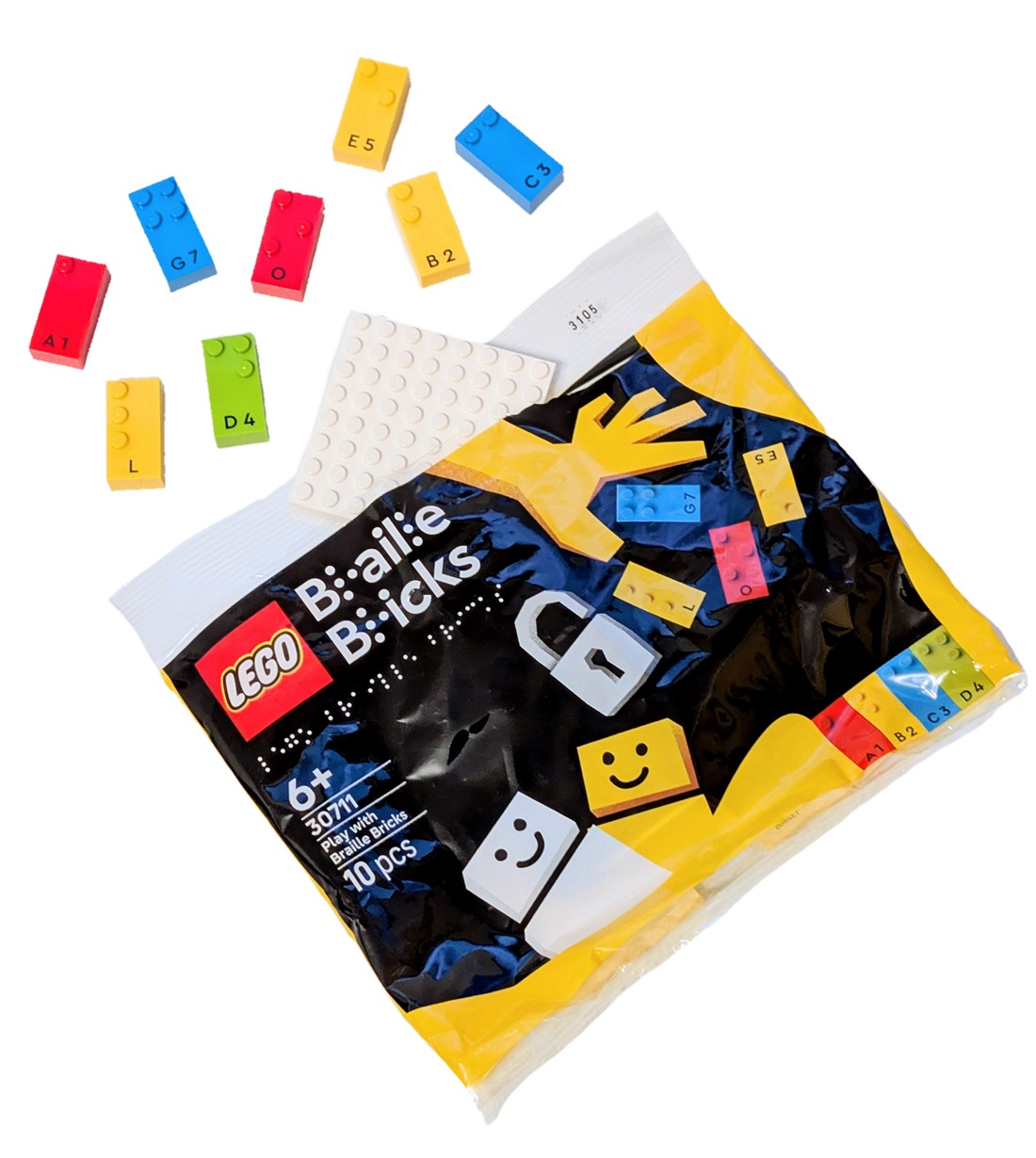 Конструктор Lego Braille Bricks Игра с кубиками Брайля (30711)
