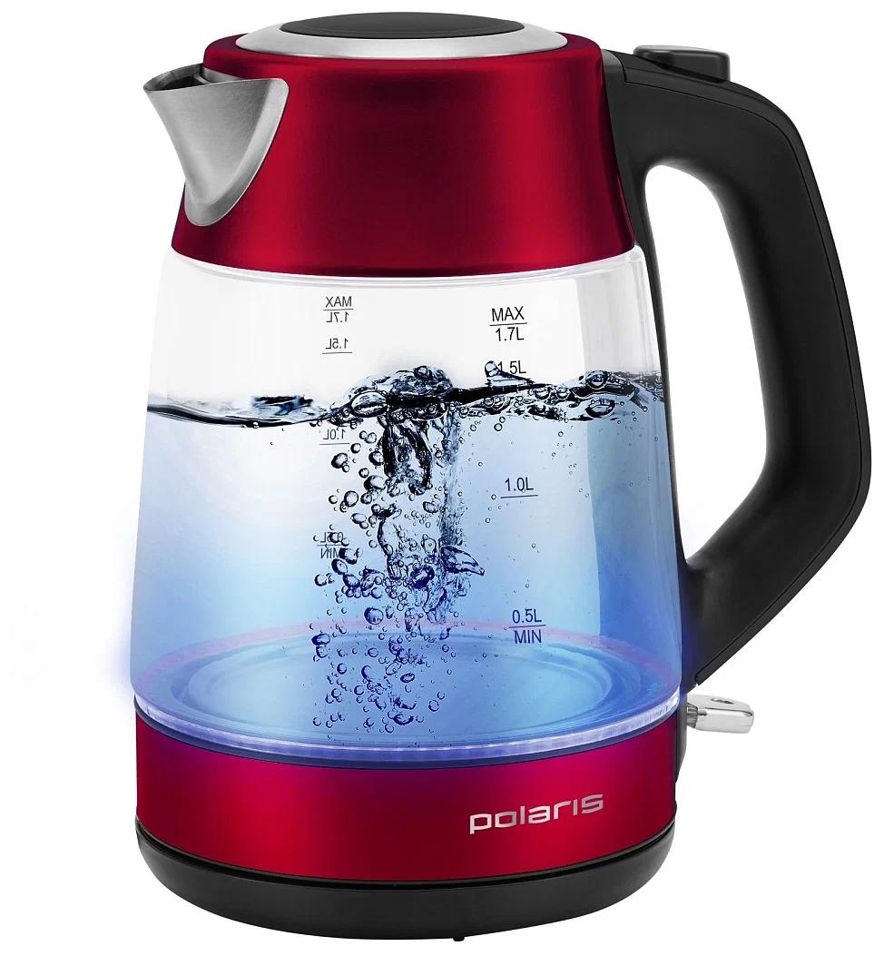 Электрочайник Polaris PWK 1760CGL красный