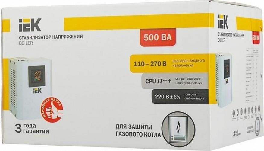 Стабилизатор напряжения IEK IVS24-1-00500 белый