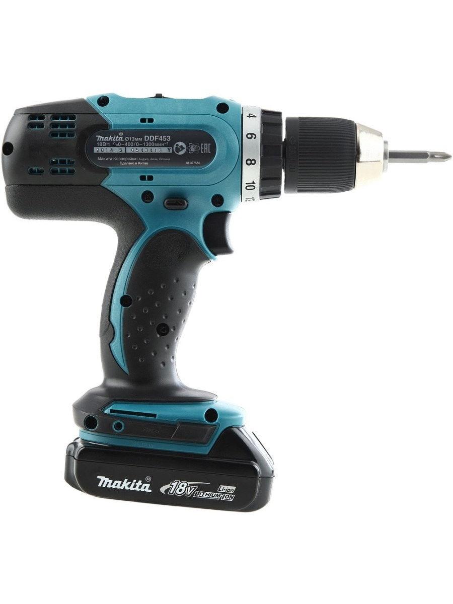Дрель-шуруповерт Makita DDF453SYX5 с 1-им АКБ