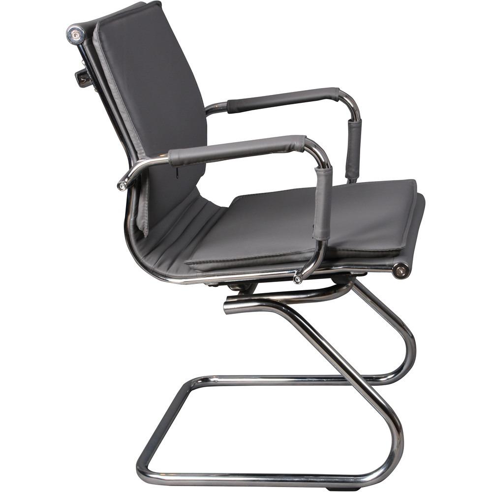 Офисное кресло Бюрократ CH-993-Low-V серый хром (CH-993-LOW-V/GREY)