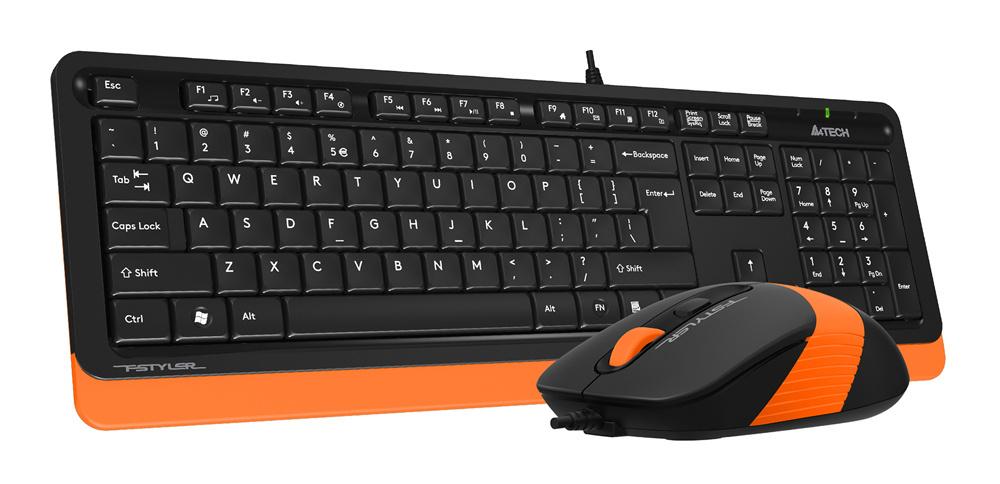 Набор периферии A4 Fstyler F1010 черный/оранжевый