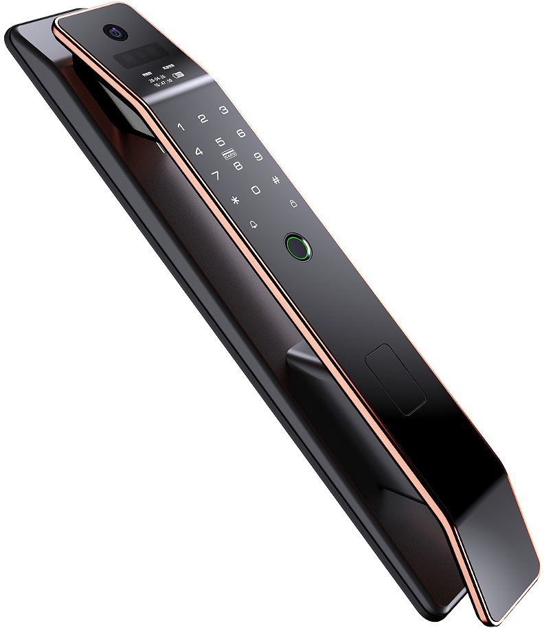 Умный дверной замок Roome Tuya 3D face intercom Lock 3D face-1 черный