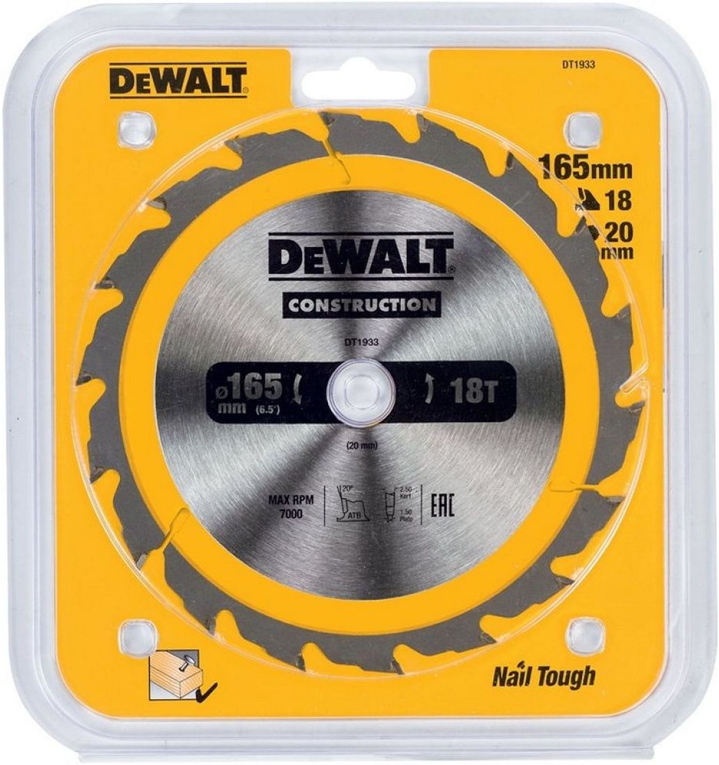 Диск пильный DeWalt DT1933-QZ