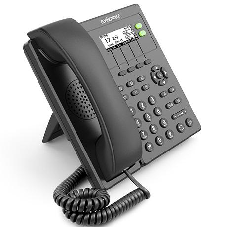 IP-телефон Flying Voice FIP-10 черный