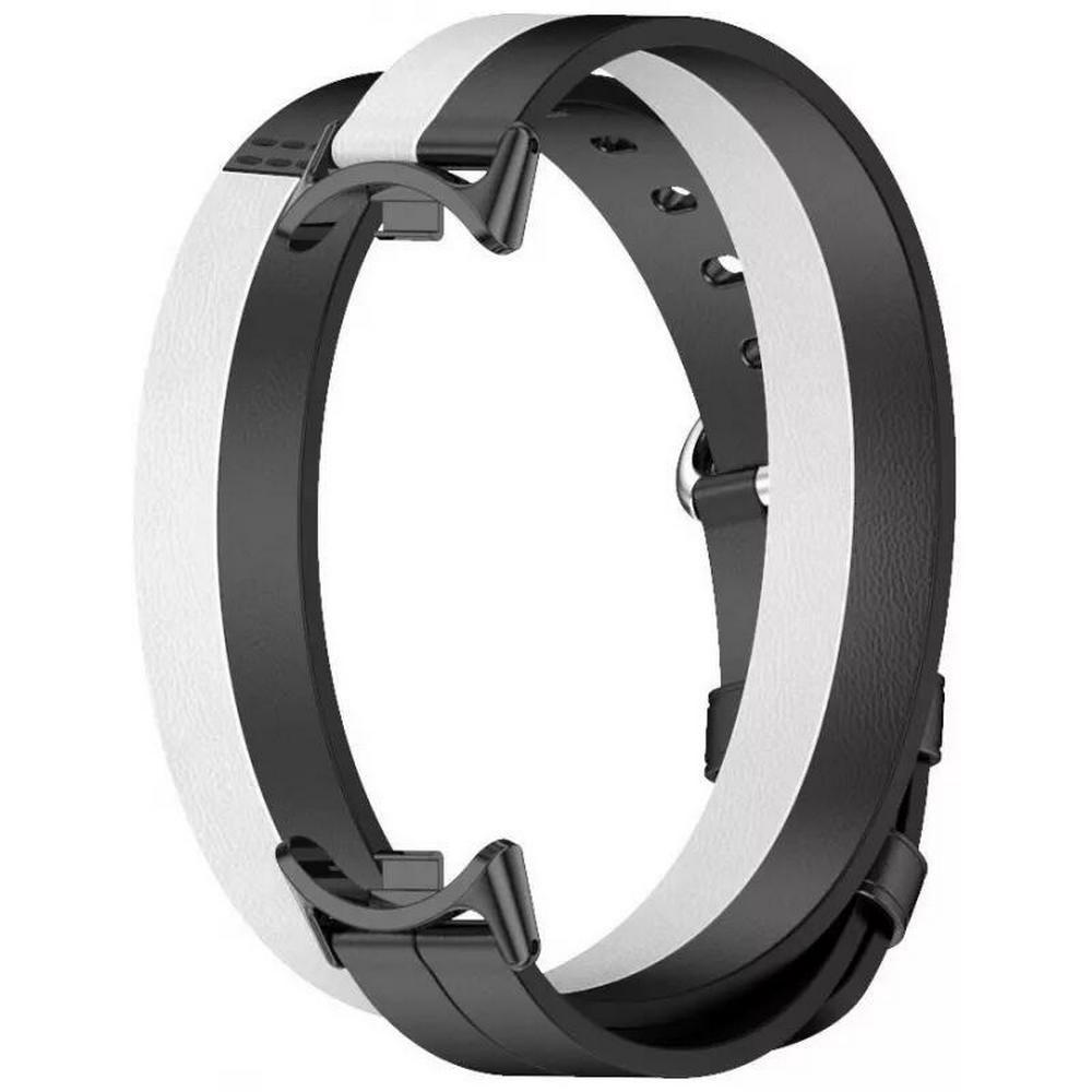 Ремешок для умных часов Xiaomi Smart Band 8 Double Wrap Strap Black/White (BHR7311GL)
