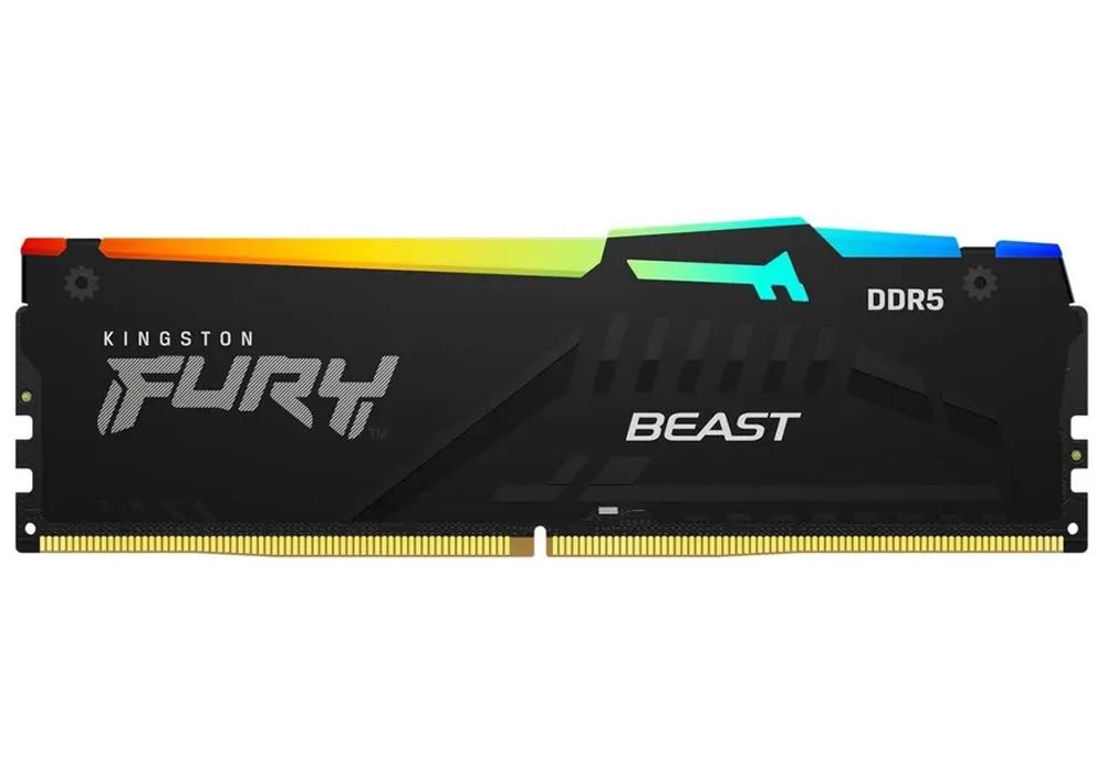 Оперативная память Kingston Fury Beast RGB DDR5 16GB (KF552C40BBA-16)