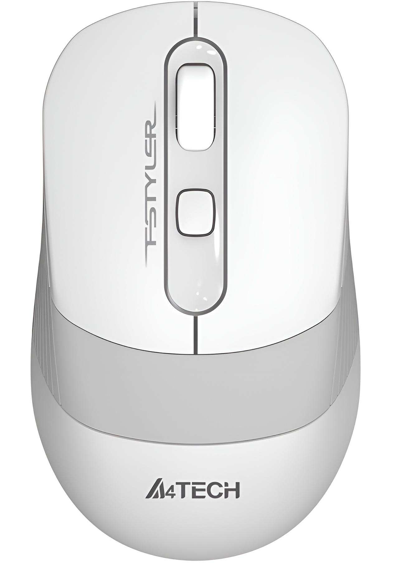 Мышь A4 Fstyler FG10 белый/серый