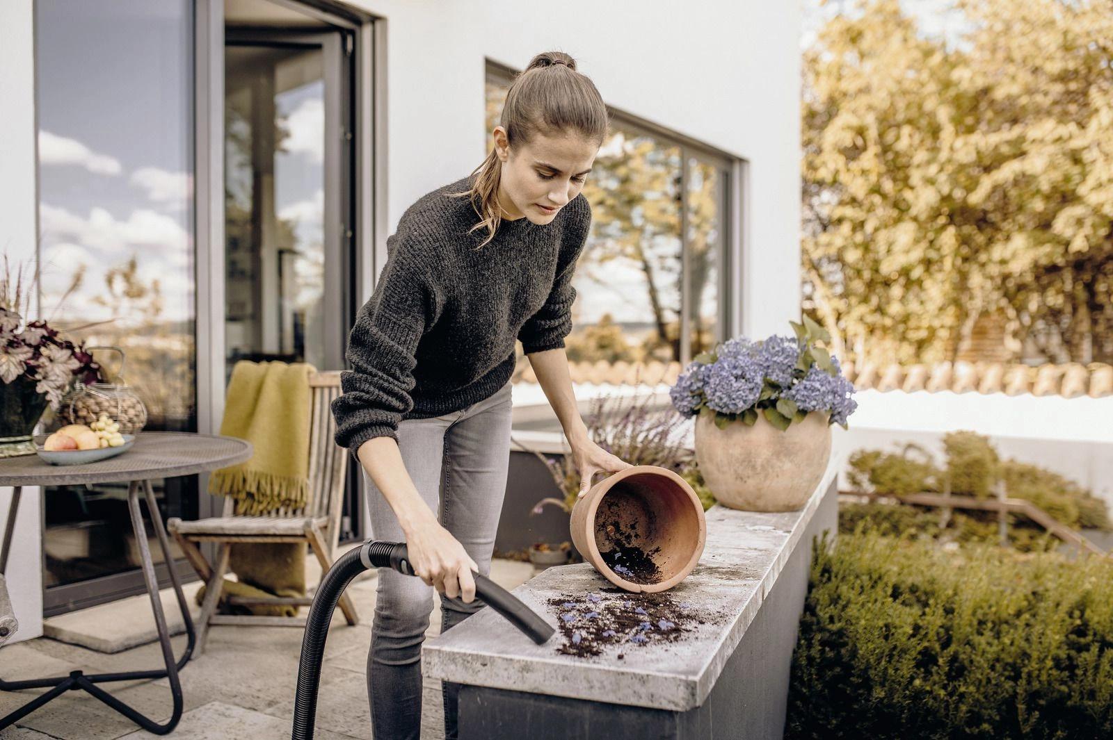 Пылесос Karcher KWD 3 S V-15/4/20 AE желтый (1.628-448.0)