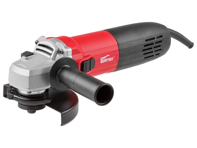 Одноручная углошлифмашина WORTEX AG 1213-3 E в кор. 1300 Вт, 125 мм, 2000-11000 об/мин (рег. об., пылезащита двигателя и подшипника)