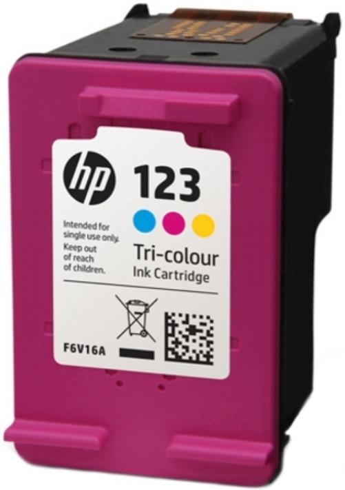 Картридж HP 123 трехцветный (F6V16AE)