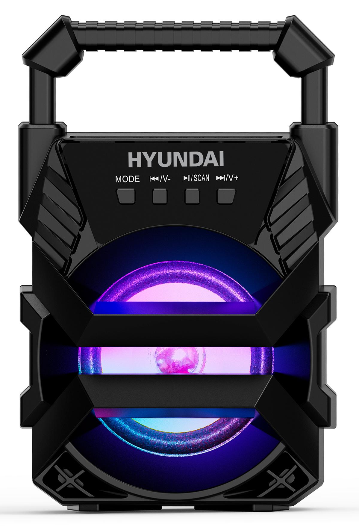 Портативная колонка Hyundai H-PS1000 черный