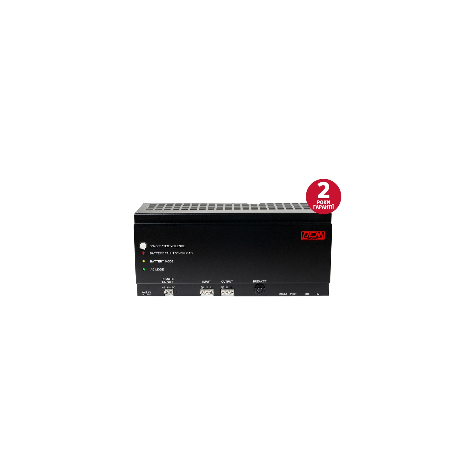 Источник бесперебойного питания PowerCom DRU-500 Gen2 черный