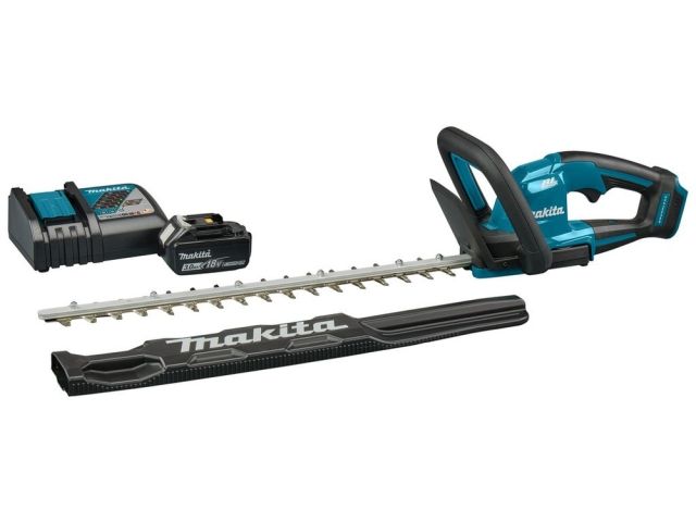 Аккум. кусторез MAKITA LXT DUH 506 RF в кор. (18.0 В, 1 акк. и зарядное , 3.0 А/ч, Li-Ion, длина ножа 500 мм, шаг ножа: 20 мм, вес 5.5 кг)