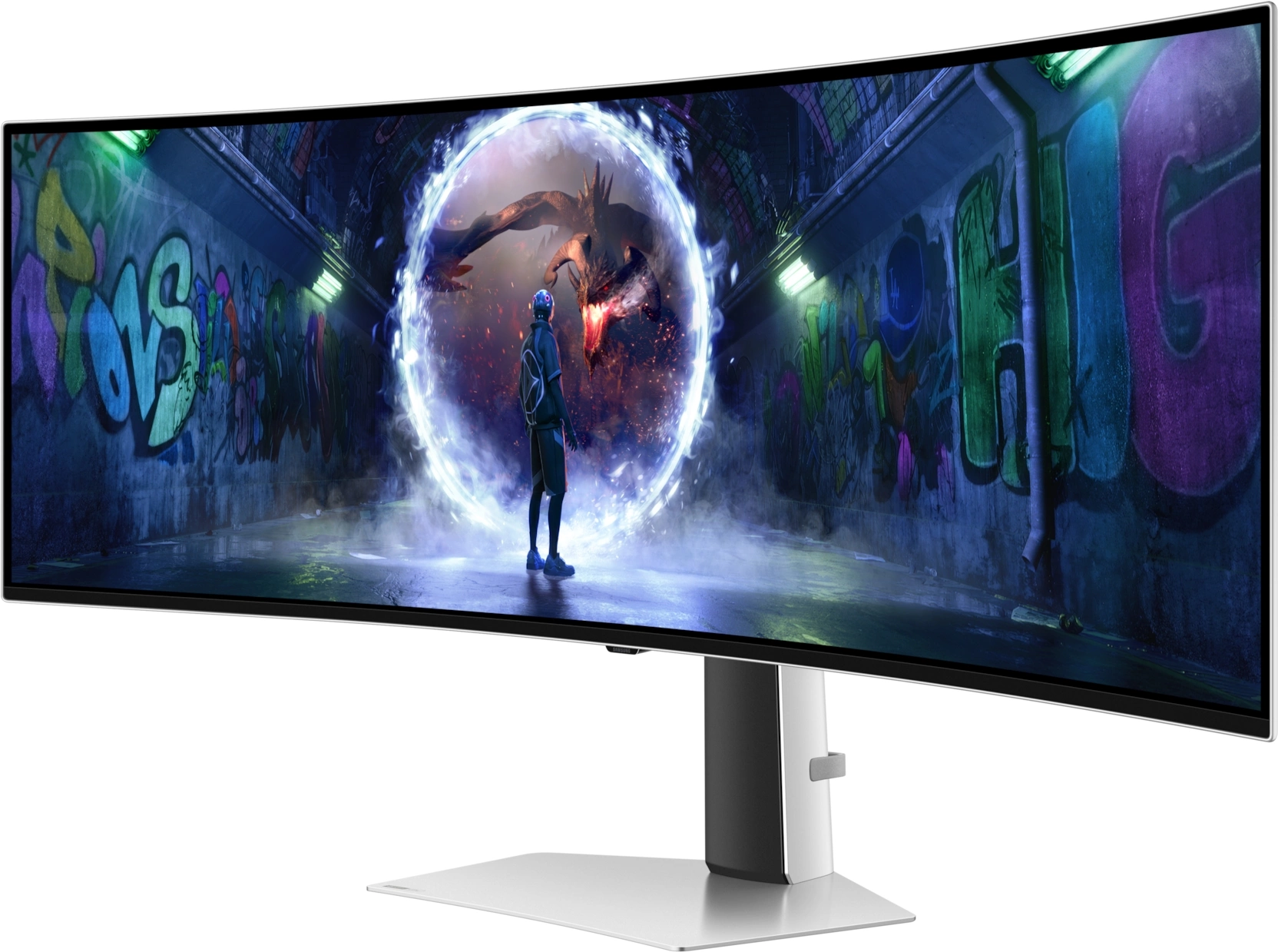 Монитор Samsung Odyssey OLED G9 S49DG932SIXCI серебристый (LS49DG932SIXCI)