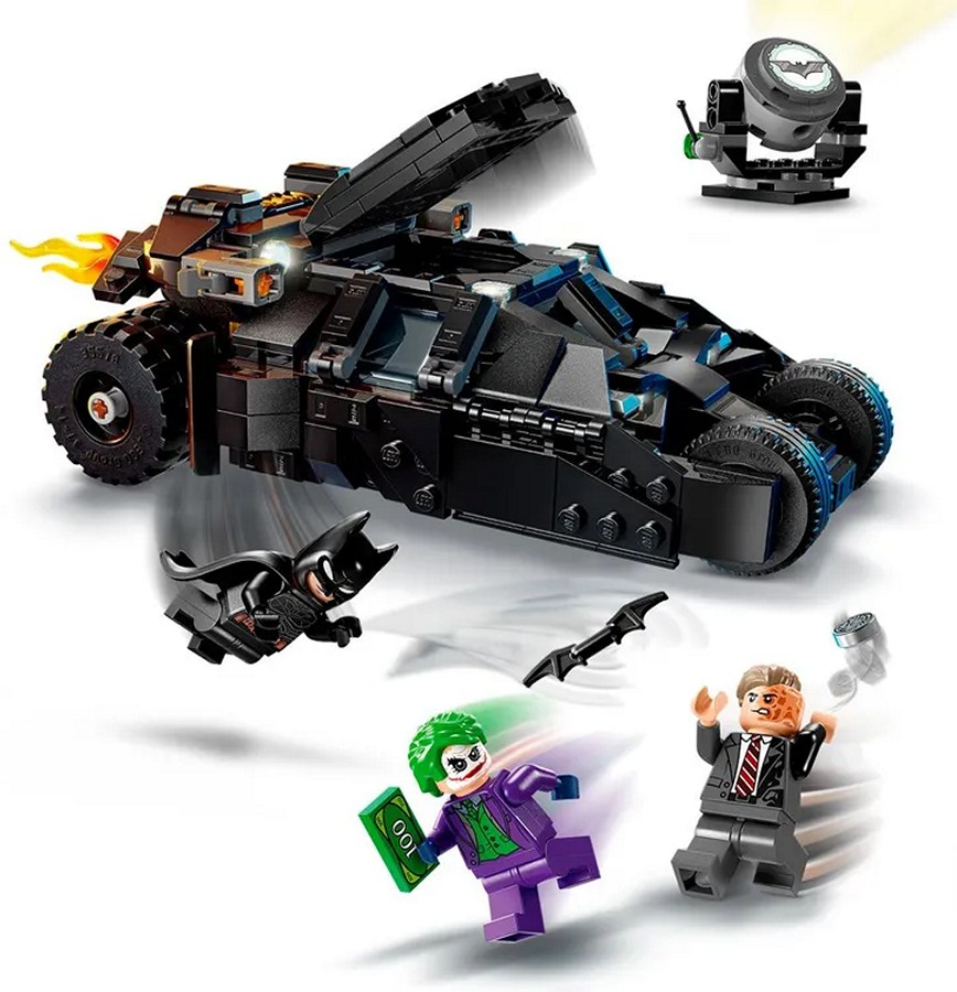 Конструктор Lego Super Heroes Бэтмен на Тумблере против Двуликого и Джокера (76303)