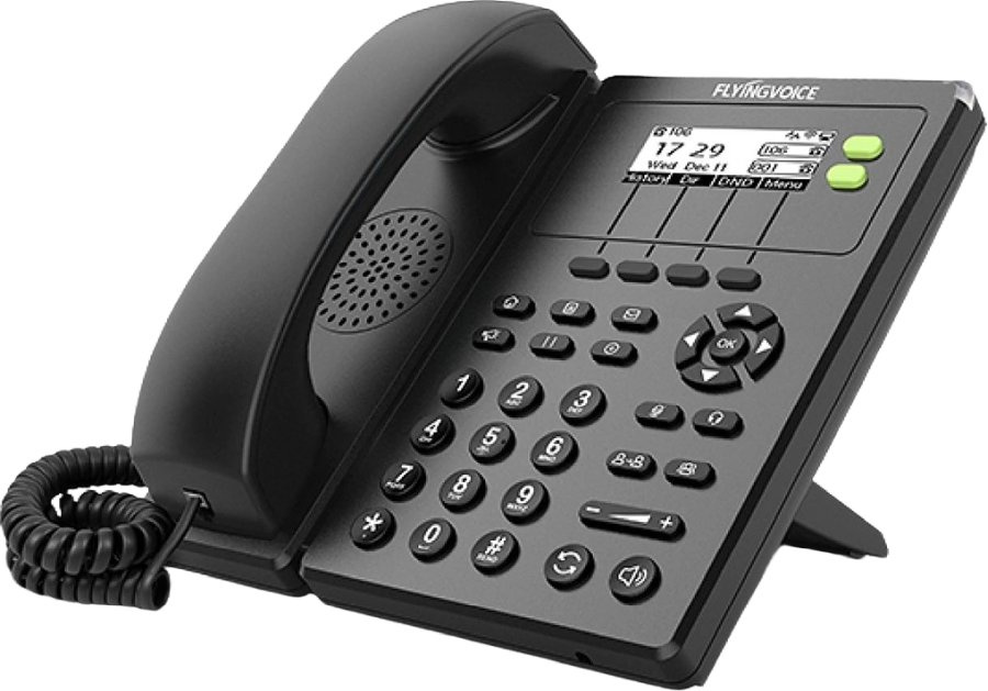 IP-телефон Flying Voice FIP-10 черный