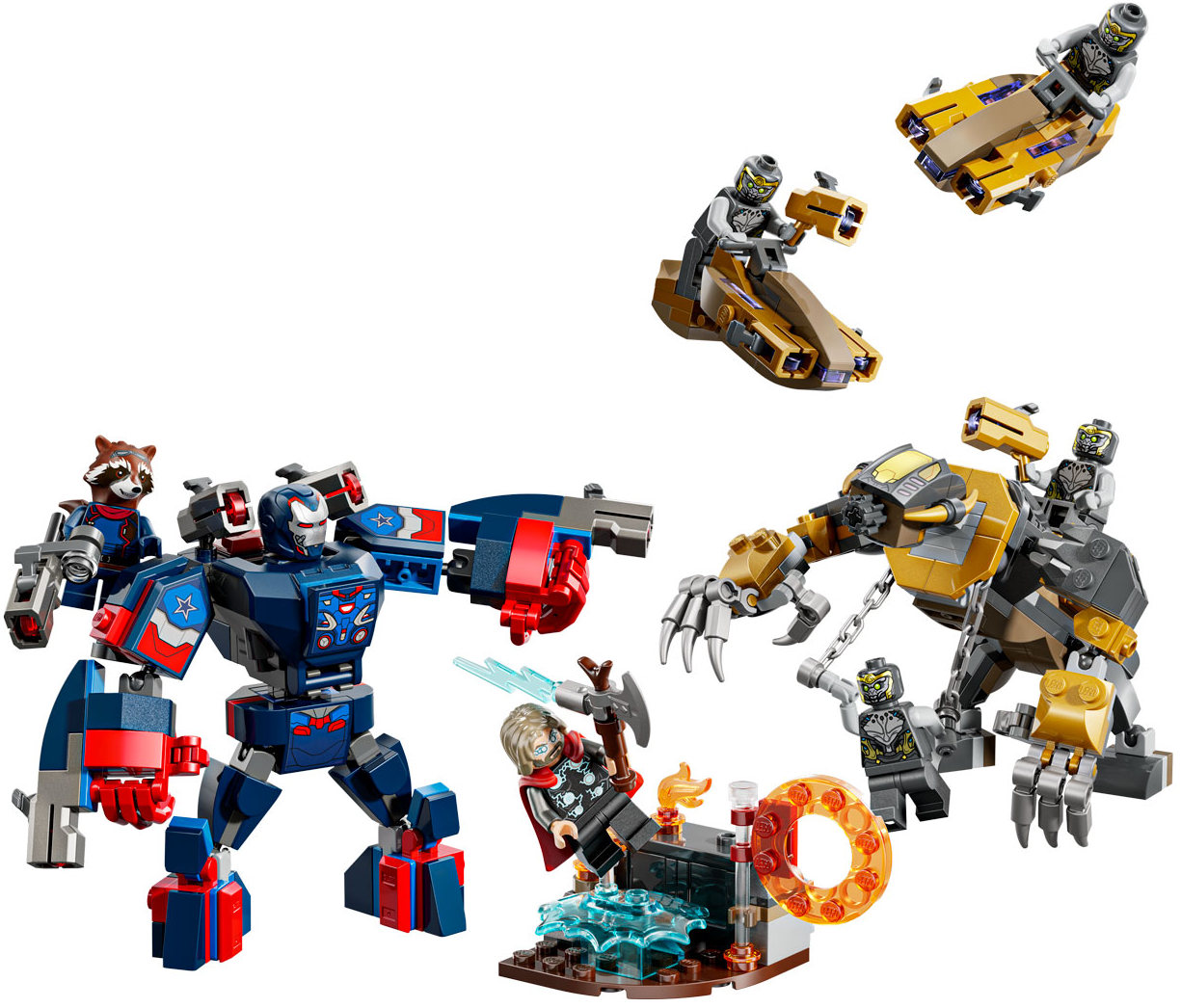 Конструктор Lego Marvel Мстители: Финал Тор против Читаури (76322)