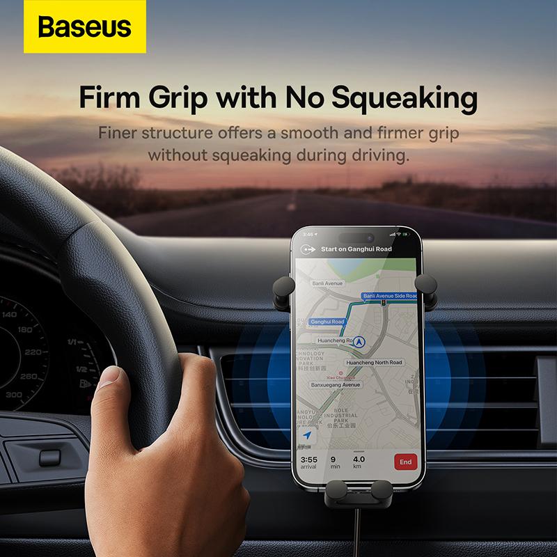 Держатель для смартфона Baseus Stable Pro Black (SUWX030001)