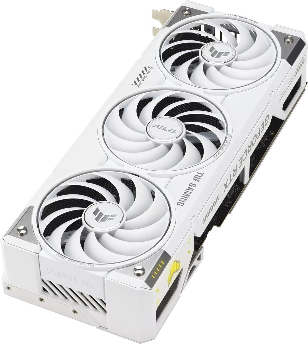 Видеокарта ASUS TUF Gaming GeForce RTX 5070 Ti 16GB GDDR7 BTF White OC TUF-RTX5070TI-O16G-BTF-WHITE (90YV0N60-M0NA00)