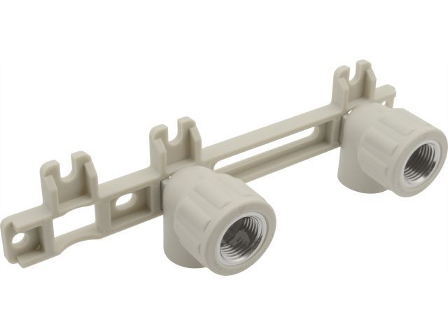 Колено ПП комб.под смеситель вн. 20х1/2", сер. FV Plast (Под заказ кратно коробкам)