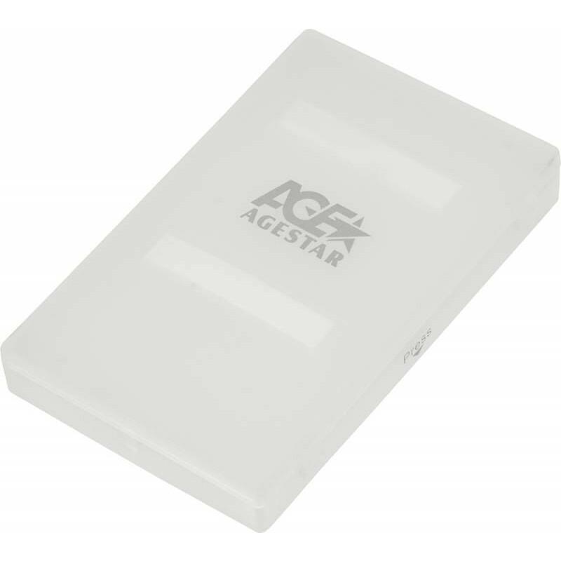 Бокс для накопителя AgeStar SUBCP1 White