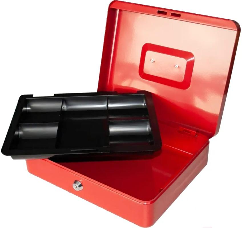 Ящик для денег Silwerhof 90x300x240 красный