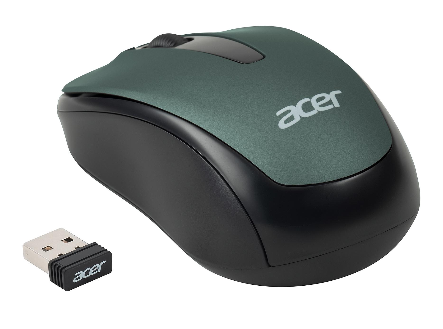Мышь Acer OMR135 зеленый (ZL.MCEEE.01I)