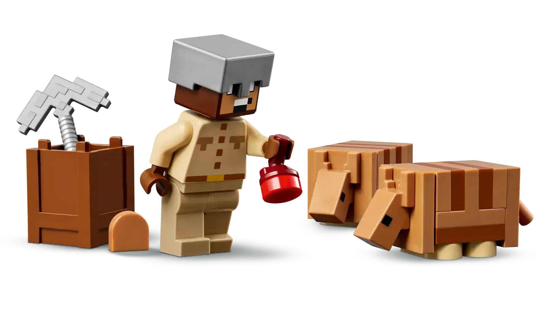 Конструктор Lego Minecraft Экспедиция на рудник Броненосец (21269)
