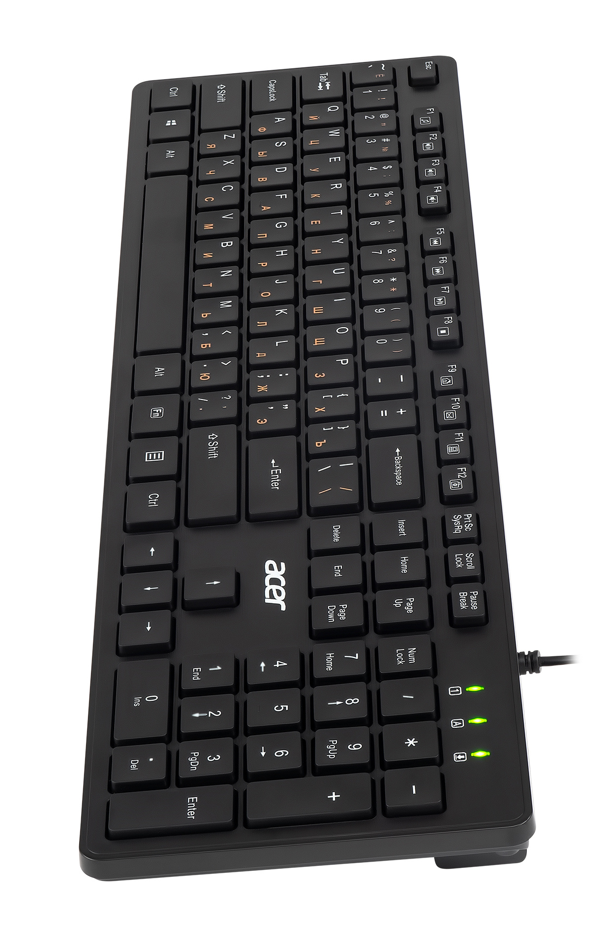 Клавиатура Acer OKW122 черный (ZL.KBDEE.00C)