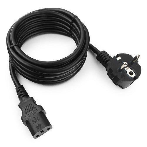 Кабель питания Cablexpert PC-186-VDE-1M черный