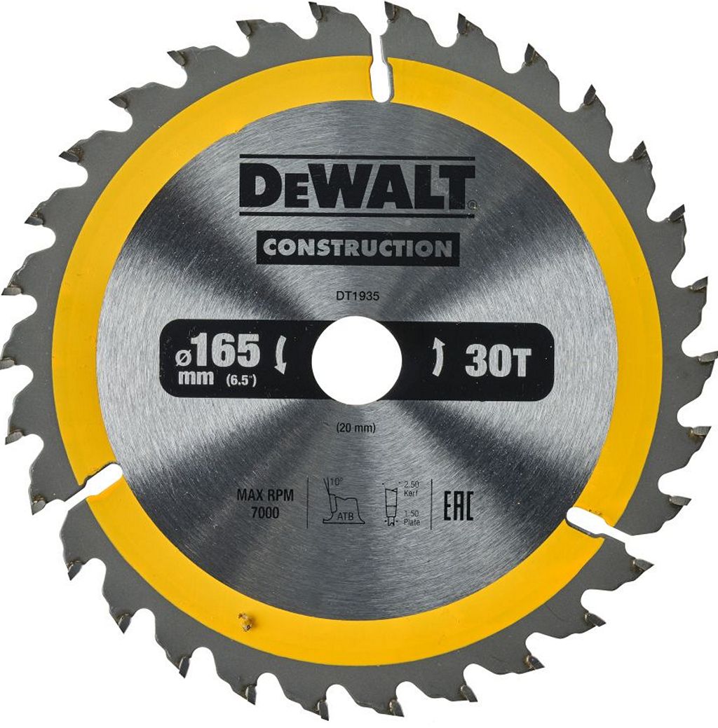 Диск пильный DeWalt DT1935-QZ