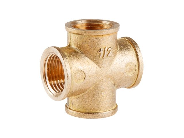 Крестовина 1/2" вн.-вн.-вн.-вн., Цветлит (ЦРБ0065)