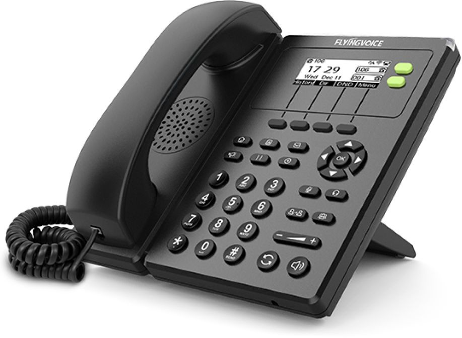 IP-телефон Flying Voice FIP-10P черный
