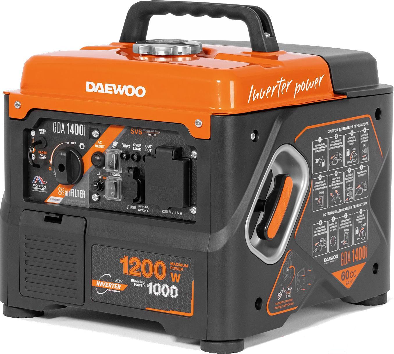 Генератор Daewoo Power GDA 1400i