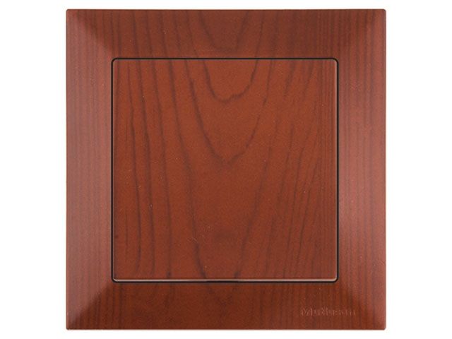 Выключатель 1-клав. (скрытый, пруж. зажим) вишня, DARIA, MUTLUSAN (10 A, 250 V, IP 20)