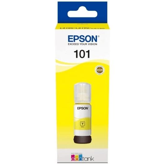 Картридж Epson L101 желтый (C13T03V44A)