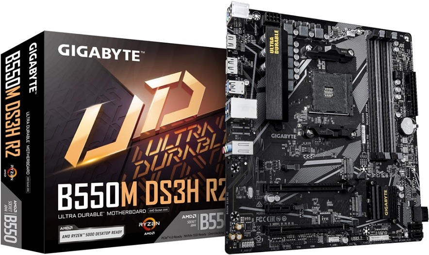 Материнская плата Gigabyte B550M DS3H R2