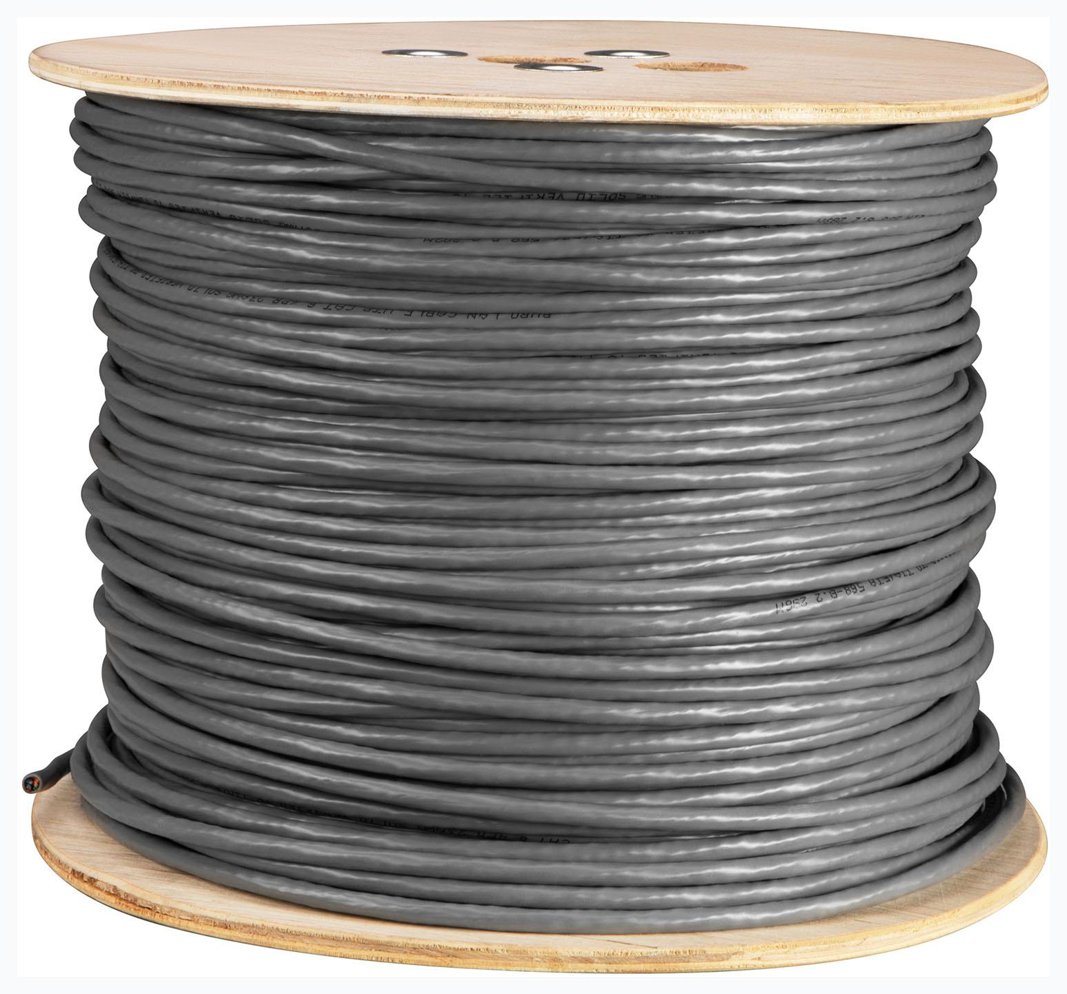 Кабель сетевой Buro UTP4 cat6 305м серый (BU-COP-052)