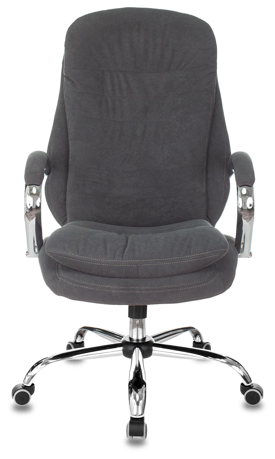 Офисное кресло Бюрократ Fabric Alfa 44 хром/серый (T-9950SL/ALFA44)