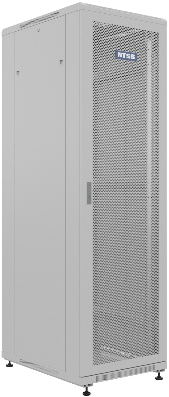 Шкаф серверный NTSS Премиум NTSS-R42U6080PD/PD серый