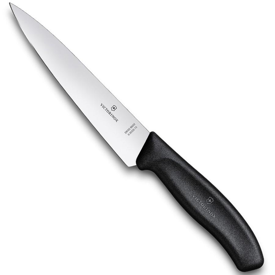 Нож кухонный Victorinox Swiss Classic черный (6.8003.15B)