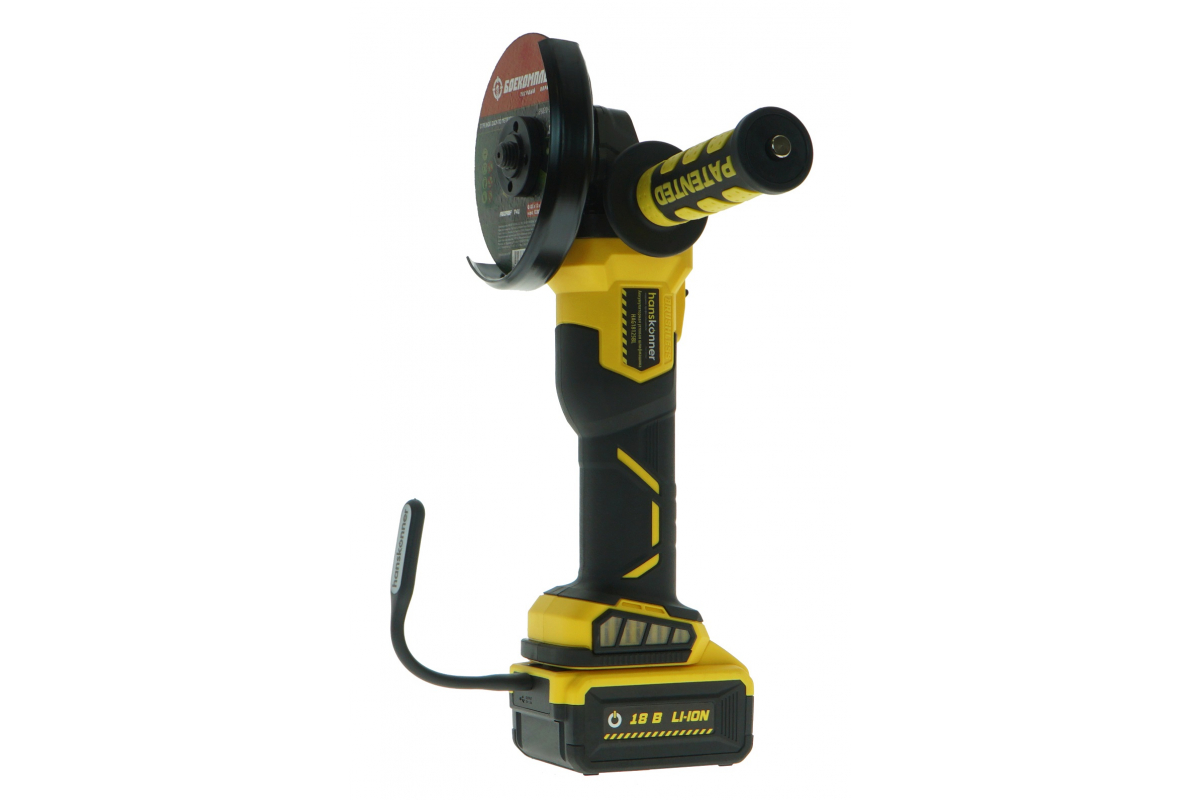 Угловая шлифмашина Hanskonner HAG18125BL