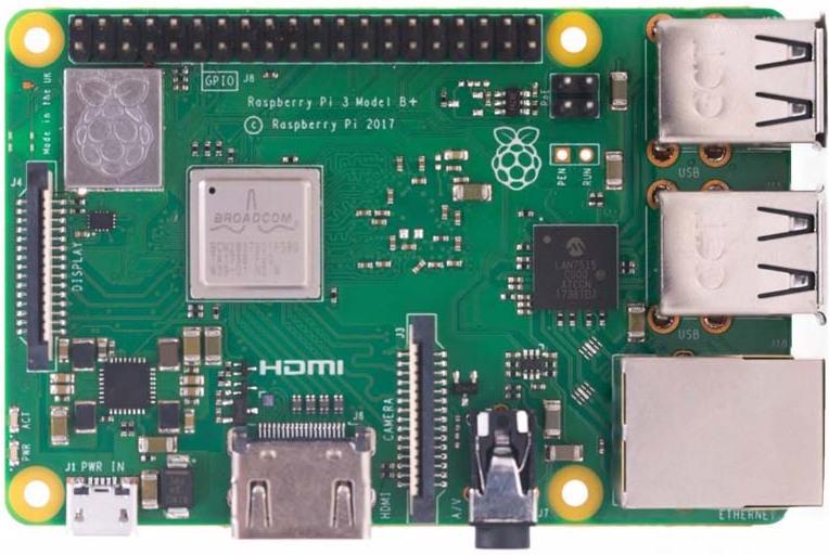 Одноплатный компьютер Raspberry Pi 3 Model B+ (RA433)