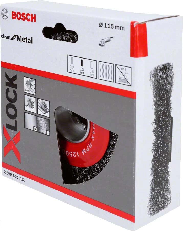 Щетка кольцевая Bosch 115 мм X-Lock (2.608.620.732)