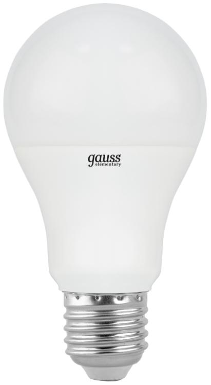 Светодиодная лампочка Gauss Elementary A60 7Вт E27 220B 2700K 10шт (23217A)