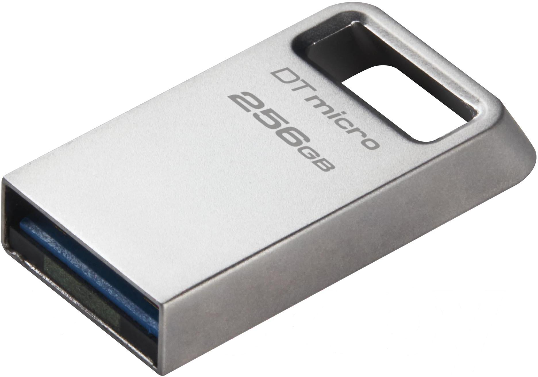 USB Flash-накопитель Kingston DataTraveler Micro 256Gb серебристый (DTMC3G2/256GB)