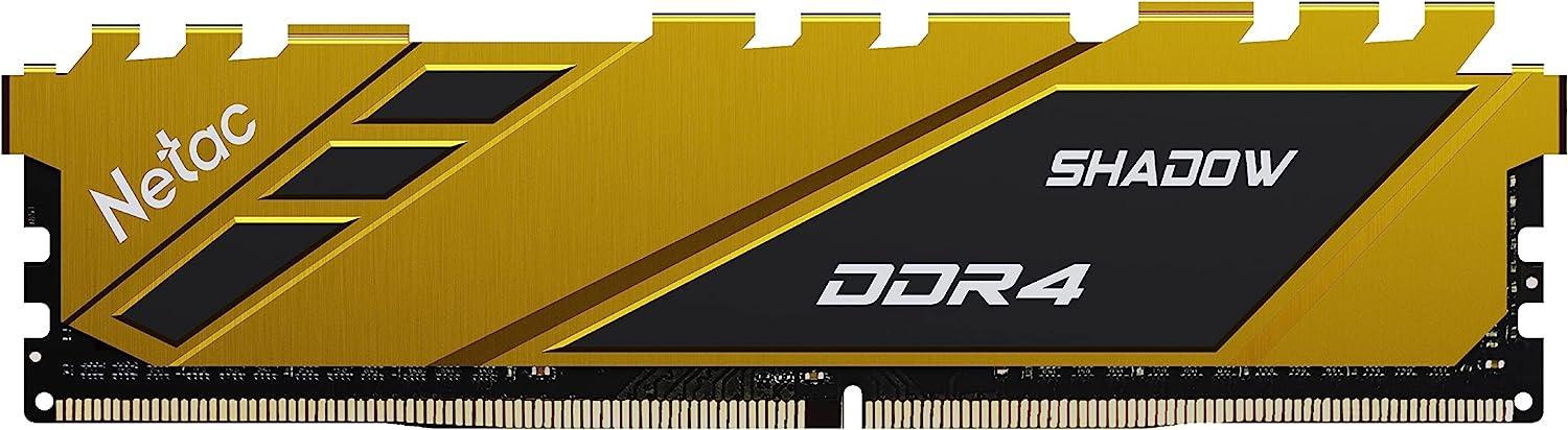 Оперативная память Netac DDR 4 DIMM 8Gb PC21300 Yellow (NTSDD4P26SP-08Y)