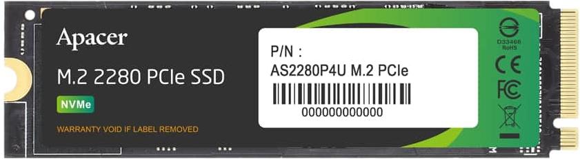 SSD диск Apacer AS2280P4U 1TB Bulk (AP1TBAS2280P4U)