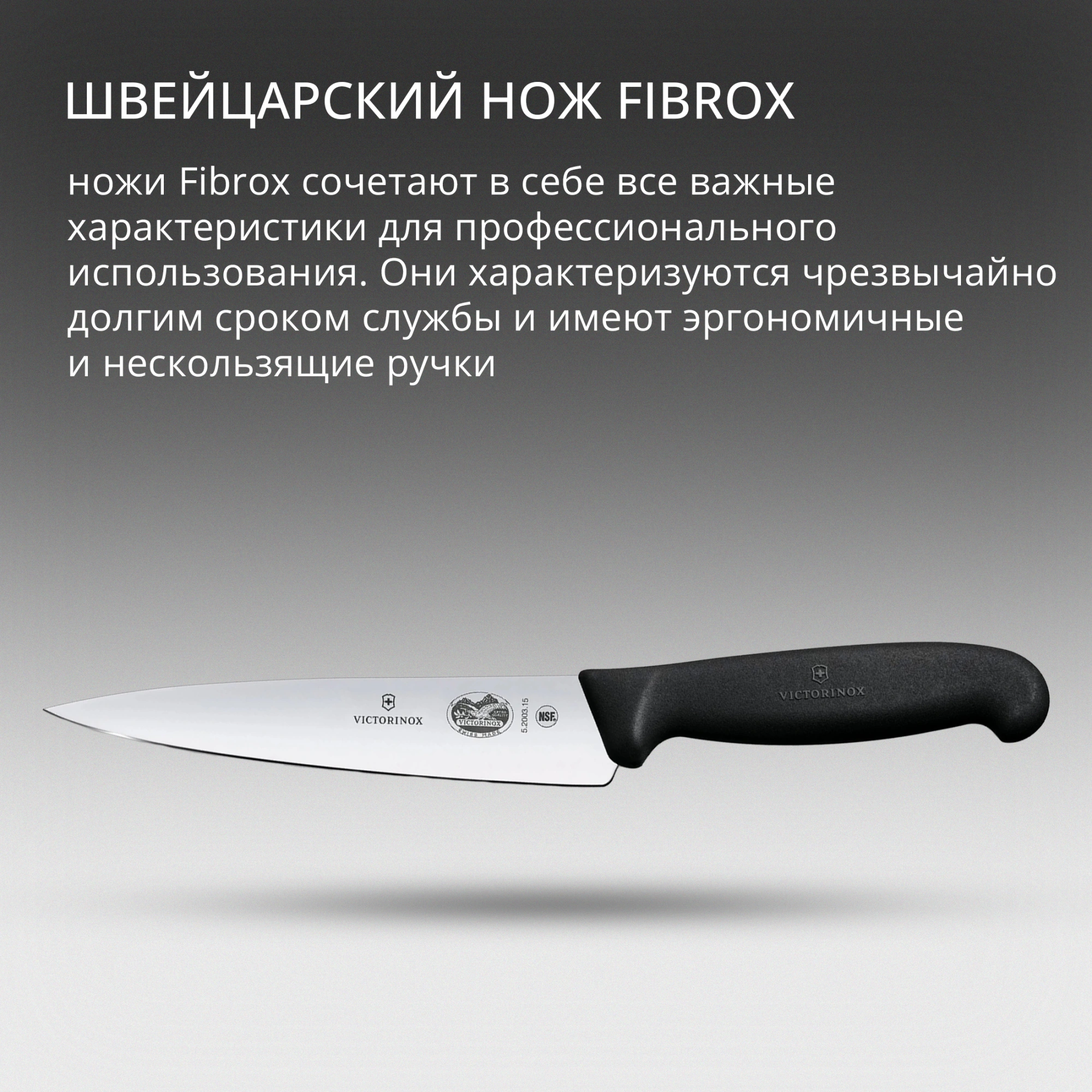 Нож кухонный Victorinox Fibrox (5.2003.15)